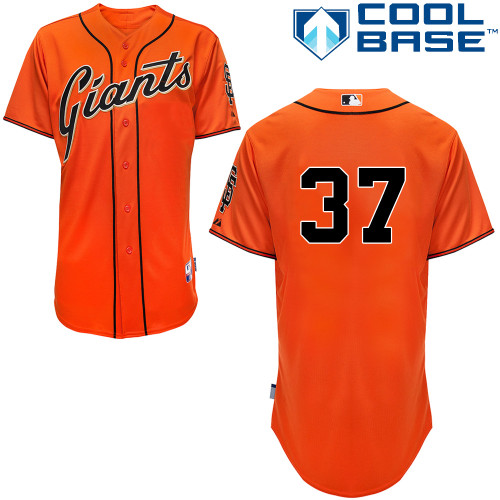 Heath Hembree #37 MLB Jersey-San Francisco Giants Men's Authentic Orange Baseball Jersey